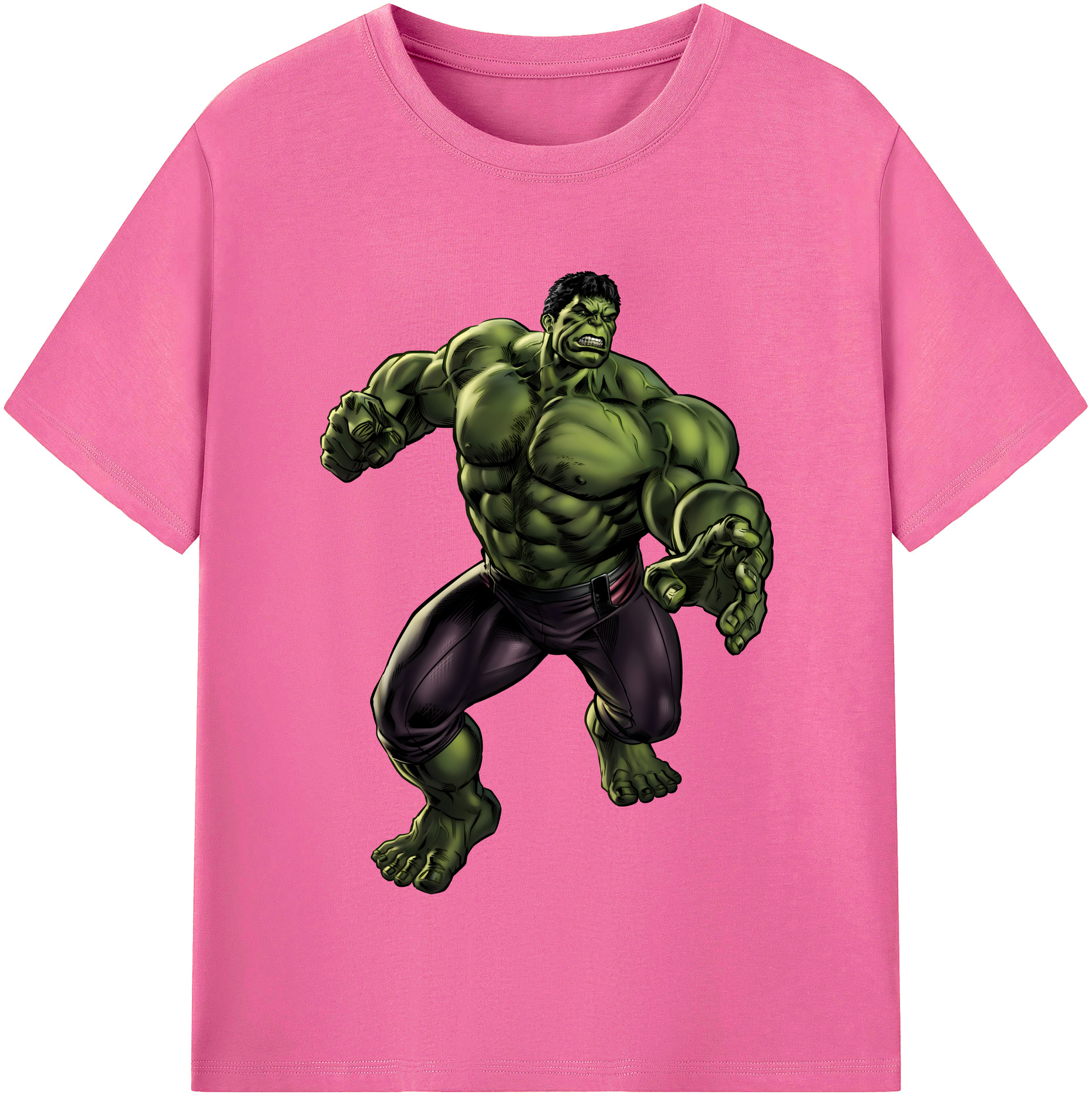 （画像用） アベンジャーズ The Avengers レディースカジュアルプリントTシャツ（綿100％）